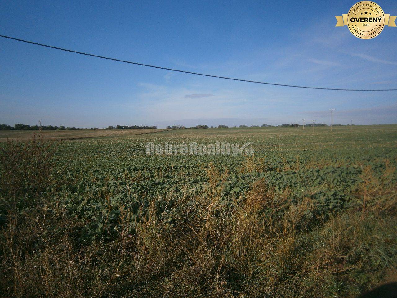 pozemok vhodný pre výstavbu rodinných domov o výmere 10 ha v obci Ruma