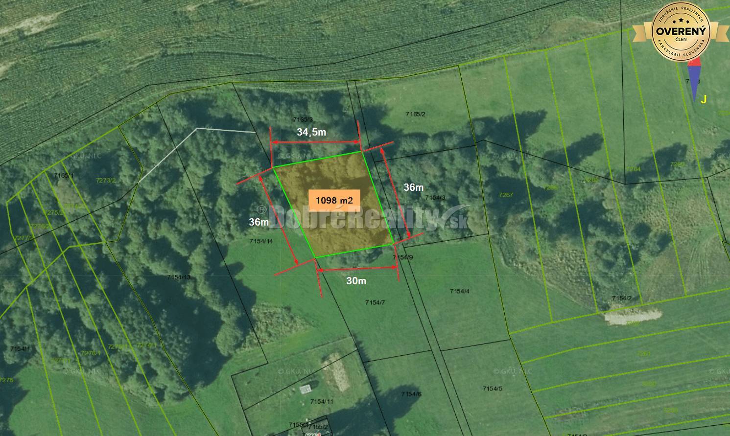 PREDAJ: Pozemok pre záhradku a relax na brehu Osikovského potoka, 1098