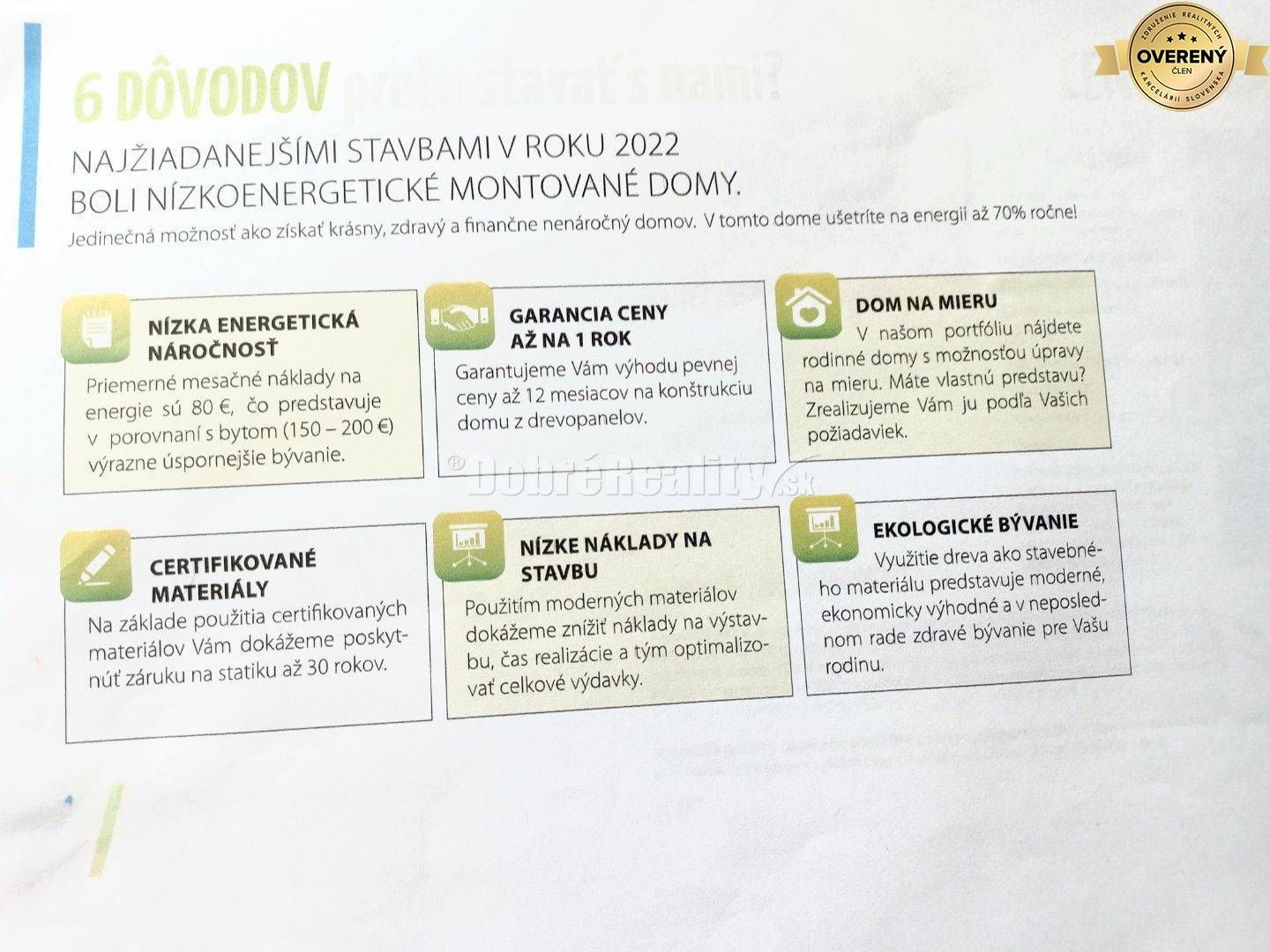 PREDAJ: Výstavba 4-izbového nízkoenergetického drevodomu Praktik v Sem