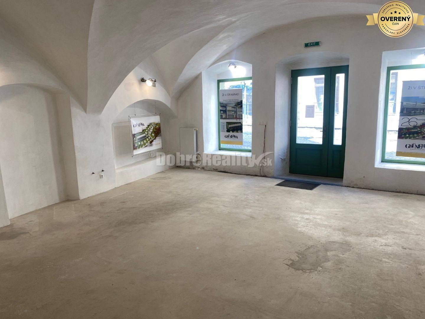 Na prenájom obchodný priestor v historickom centre mesta Banská Štiavn