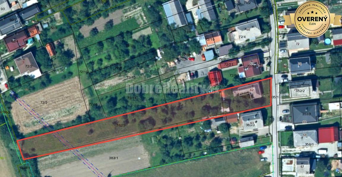 PREDAJ VEĽKÉHO STAVEBNÉHO POZEMKU S RODINNÝM DOMOM ZA CENU POZEMKU – N