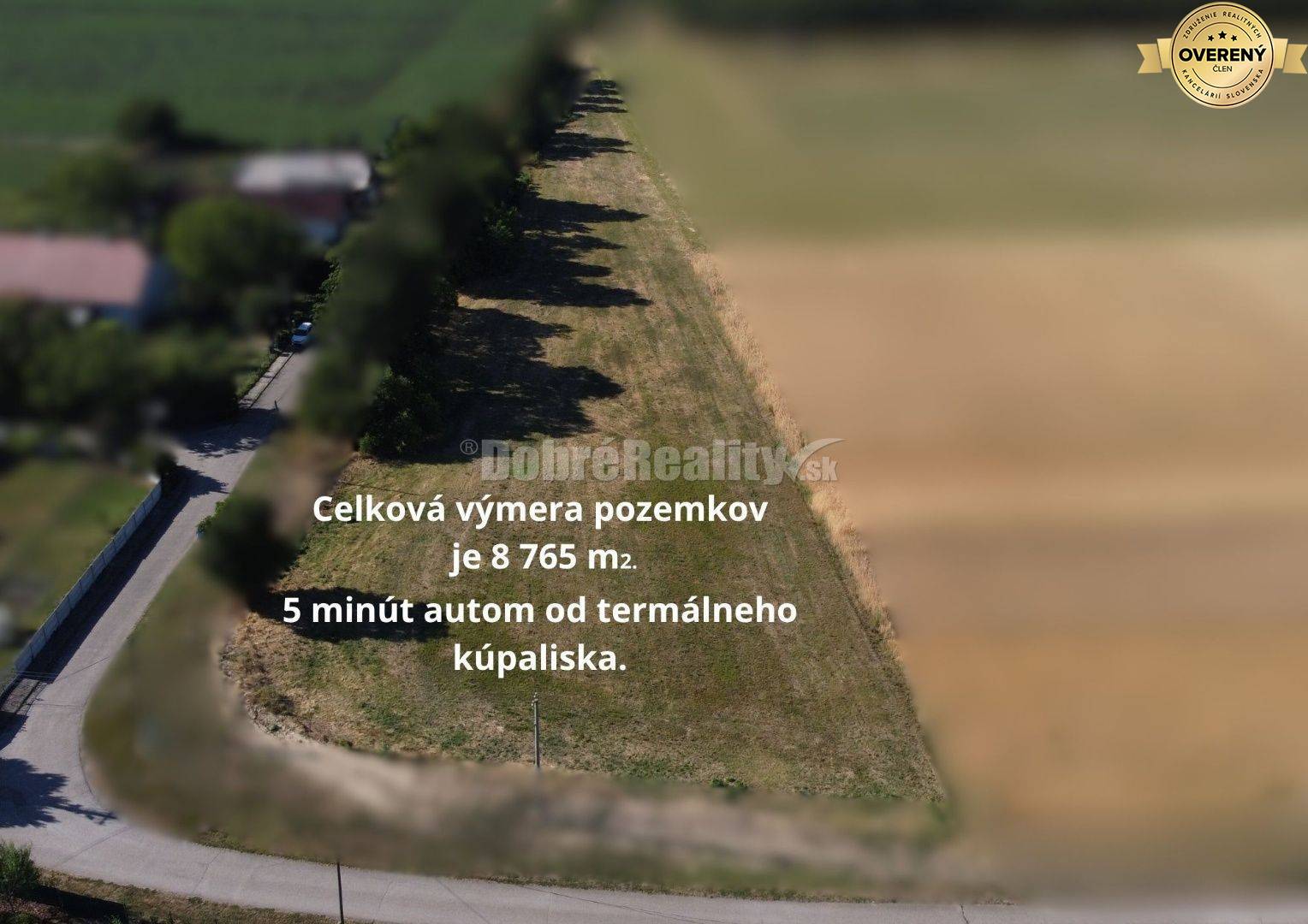 EXKLUZÍVNE U NÁS! Pozemok 8 765 m² - v obci Poľný Kesov