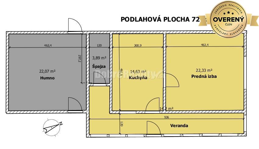 PREDAJ: Drevenička na vŕšku, 72 m2, Čierny Balog - Starý Krám