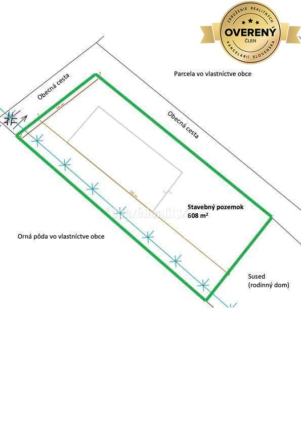 DOBRÉ REALITY - Stavebný pozemok Andovce