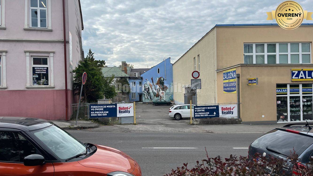 DOBRÉ REALITY - Parkovacie miesta v centre mesta na prenájom