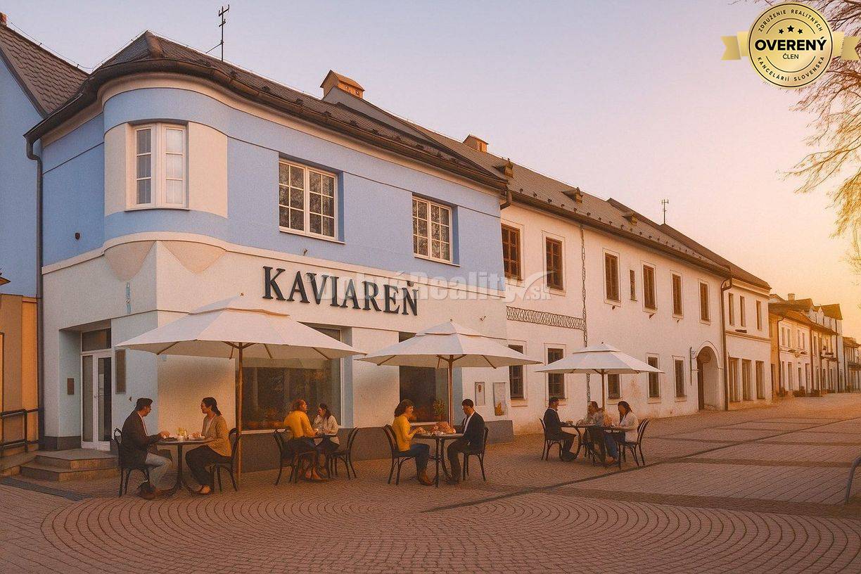 DOBRÉ REALITY - Priestory vhodné pre KAVIAREŇ s CUKRÁRŇOU priamo na Ná