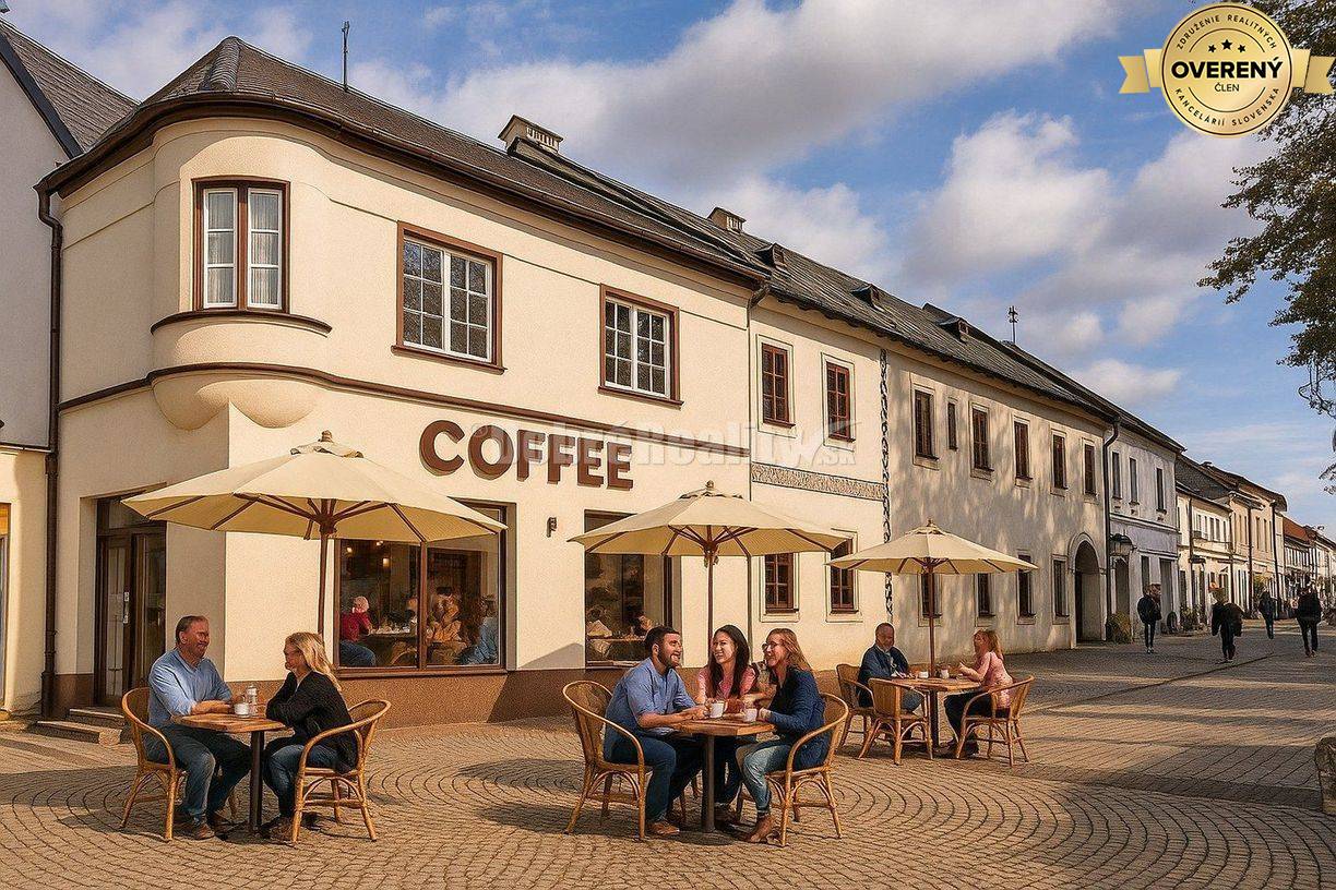 DOBRÉ REALITY - Priestory vhodné pre KAVIAREŇ s CUKRÁRŇOU priamo na Ná