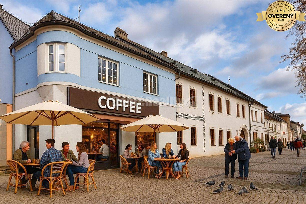 DOBRÉ REALITY - Priestory vhodné pre KAVIAREŇ s CUKRÁRŇOU priamo na Ná