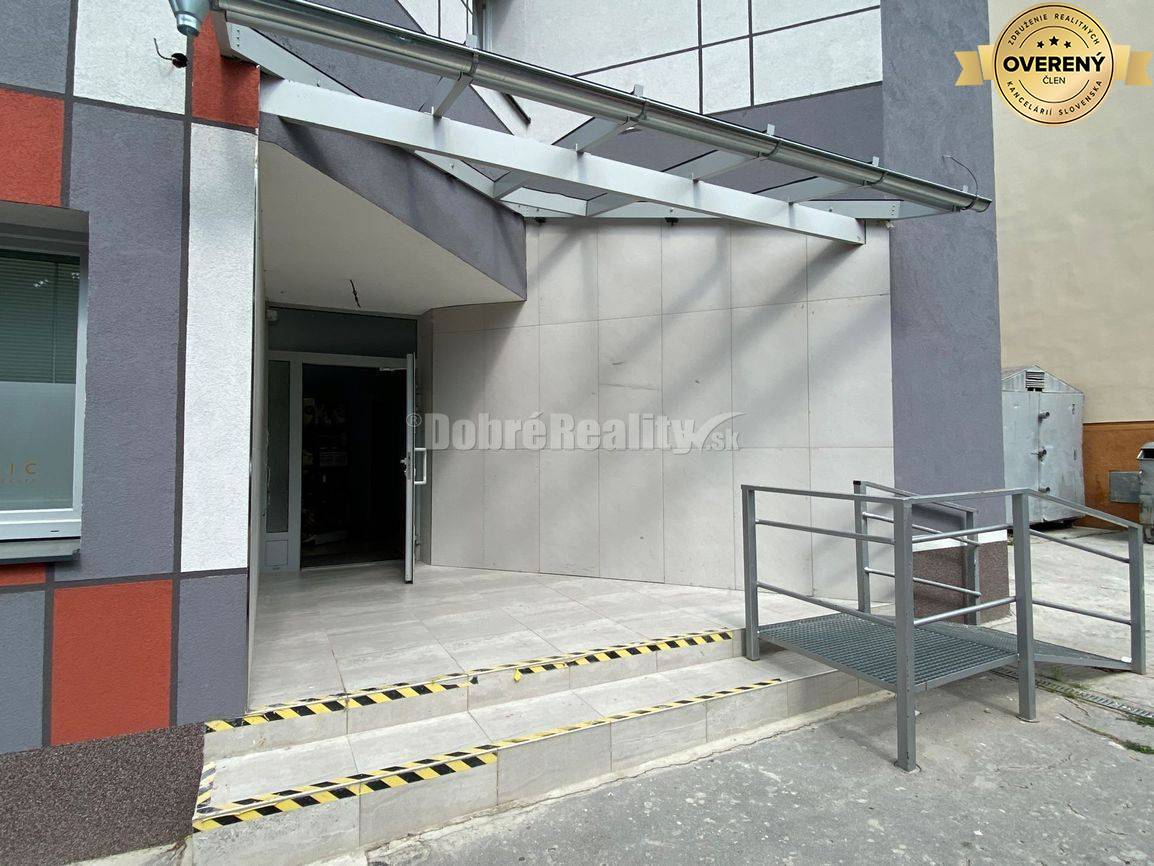 DOBRÉ REALITY Vám ponúkajú prenájom komerčnej miestnosti na kanceláriu