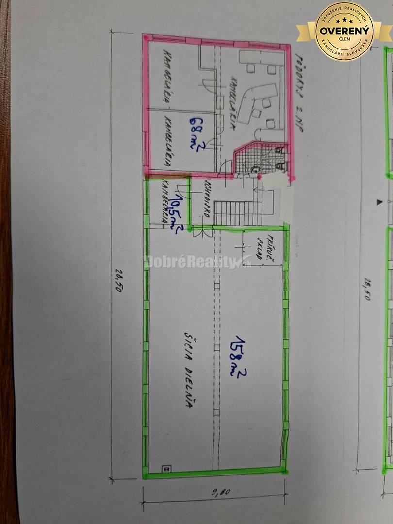 DOBRÉ REALITY - Kancelárie na prenájom v Bojniciach