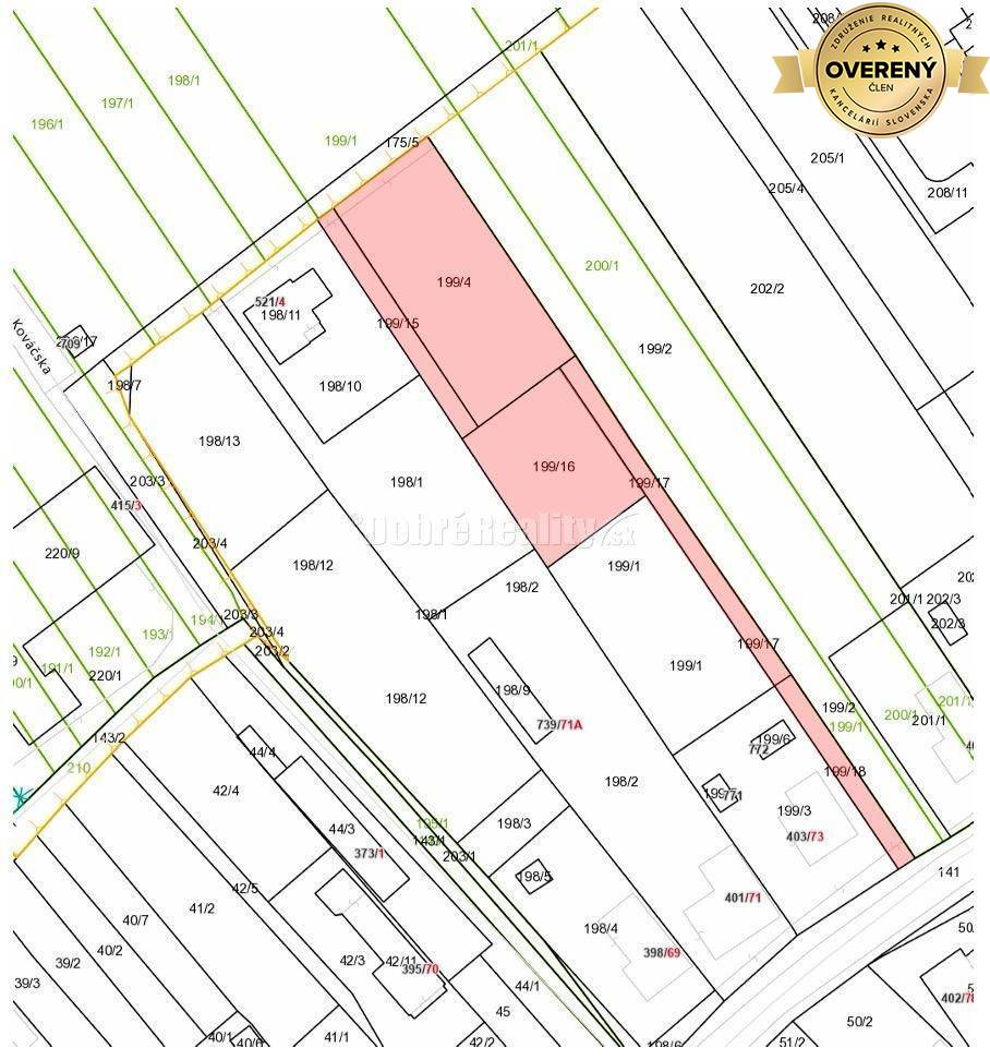 Dobré reality Vám ponúkajú na predaj stavebný pozemok v obci Podhájska