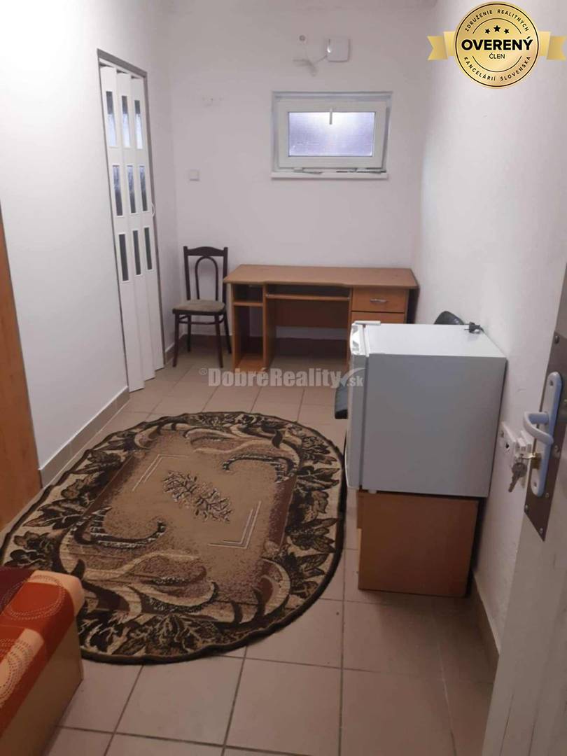 Dobré reality- IZBA na prenájom pre 1 osobu + záhrada za domom k užíva