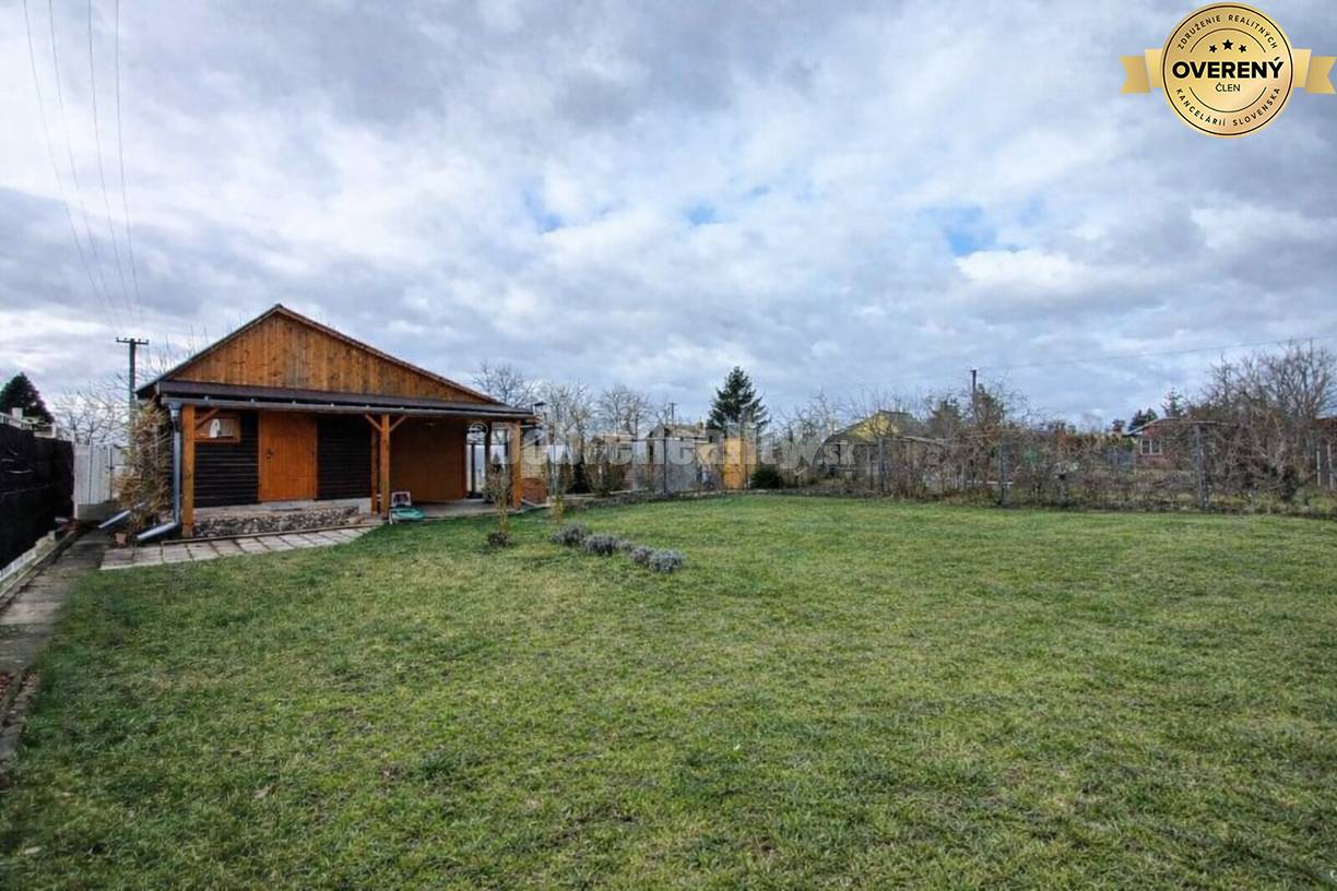 Dobré Reality ponúkajú záhradu s chatkou, Levice