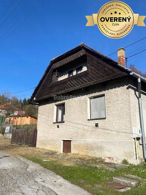 DOBRÉ REALITY -PREDAJ - Rodinný dom v obci Kremnické Bane, okres Žiar