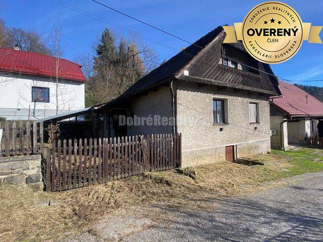 DOBRÉ REALITY -PREDAJ - Rodinný dom v obci Kremnické Bane, okres Žiar