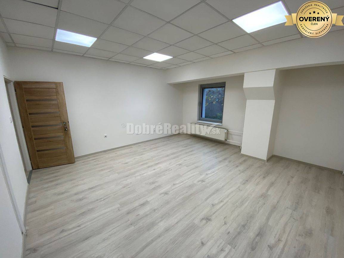 Dobré Reality Vám ponúkajú prenájom bezbariérovej komerčnej miestnosti