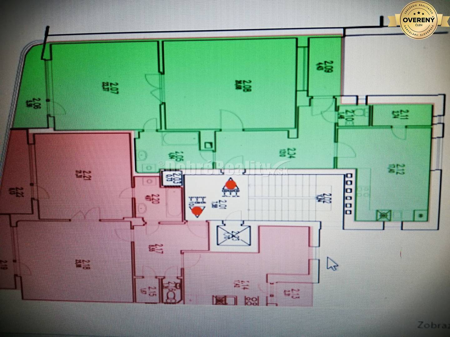 PRENÁJOM: VEĽKOMETRÁŽNY 2 IZBOVÝ BYT S 2 LOGGIAMI, CENTRUM