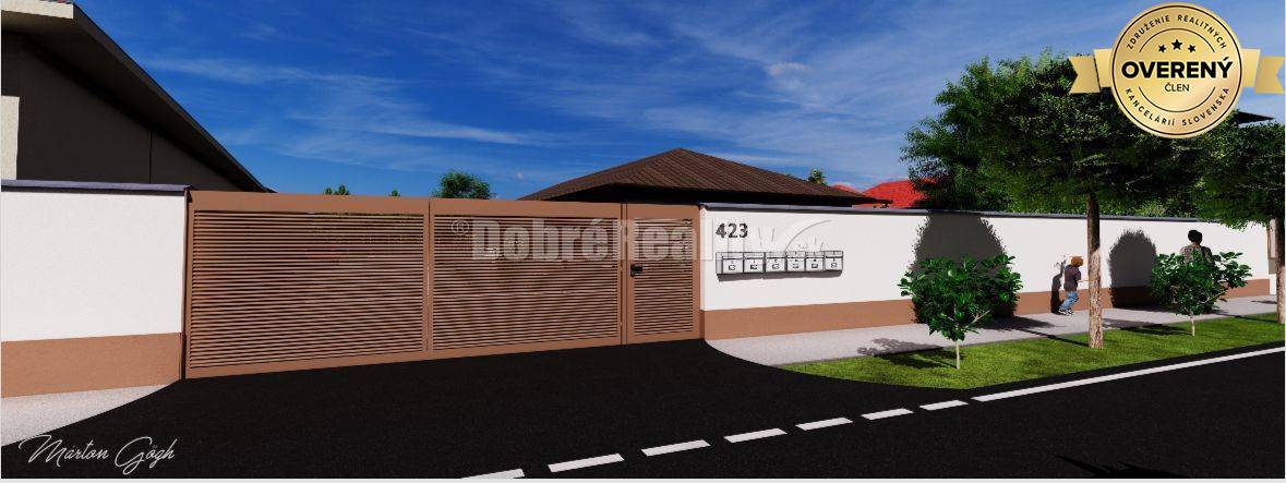 Moderný PROJEKT VLČANY, 3 a 4-izbové práve dokončené Dvojdomy, na pred