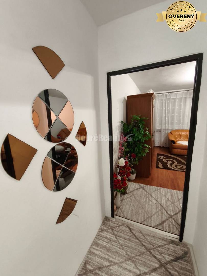 Príjemný ,útulný 1 izbový bytík priamo v centre Galanty.