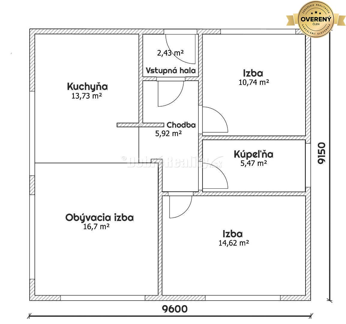 BUNGALOV - LUXURY - Nízkoenergetický dom (Drevodom) - 11km od NItry! S