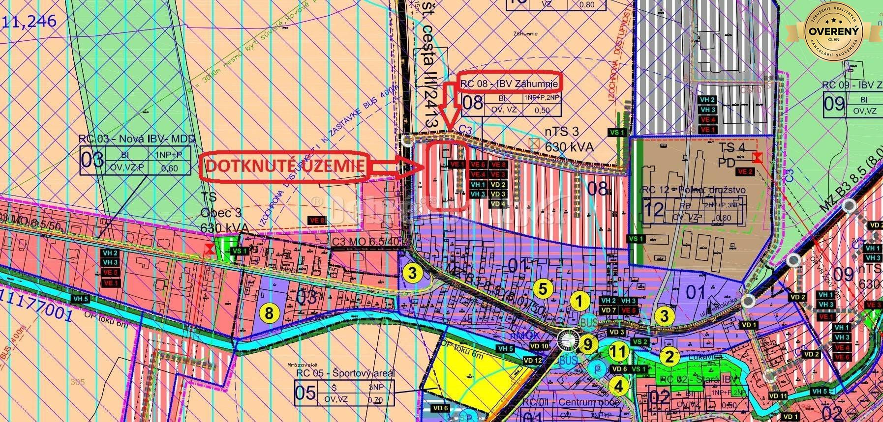 PREDAJ: Pozemok pre výstavbu rodinného domu vo Veľkej Lúke, 593 m2, ok