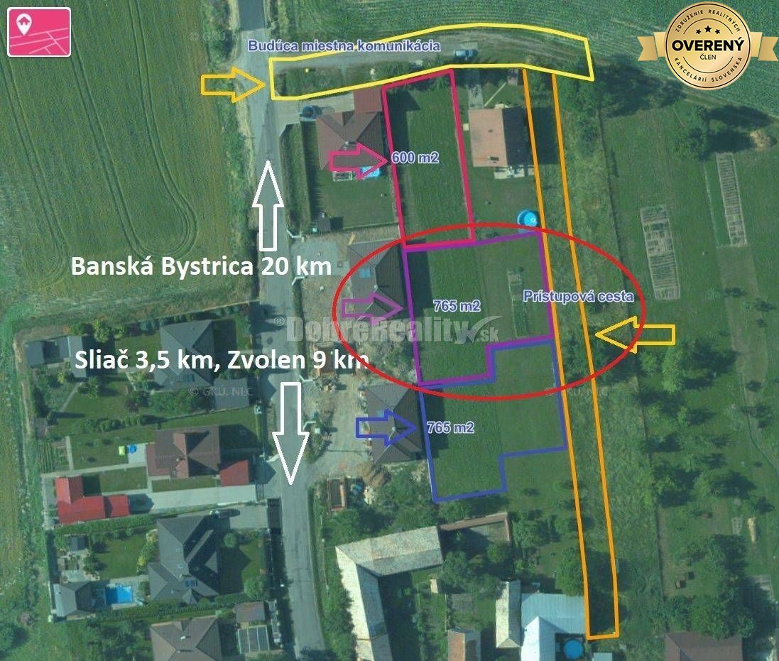PREDAJ: Veľká Lúka - Záhumnie - pozemok pre rodinný dom, 772 m2