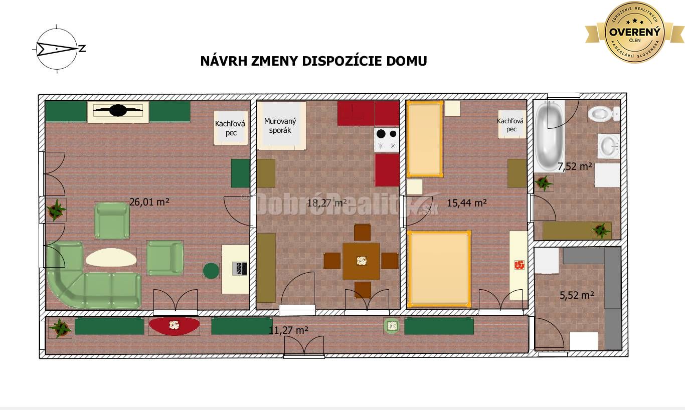 Gazdovstvo pod Strmým hrbom, 98 m2, Ratkovské Bystré