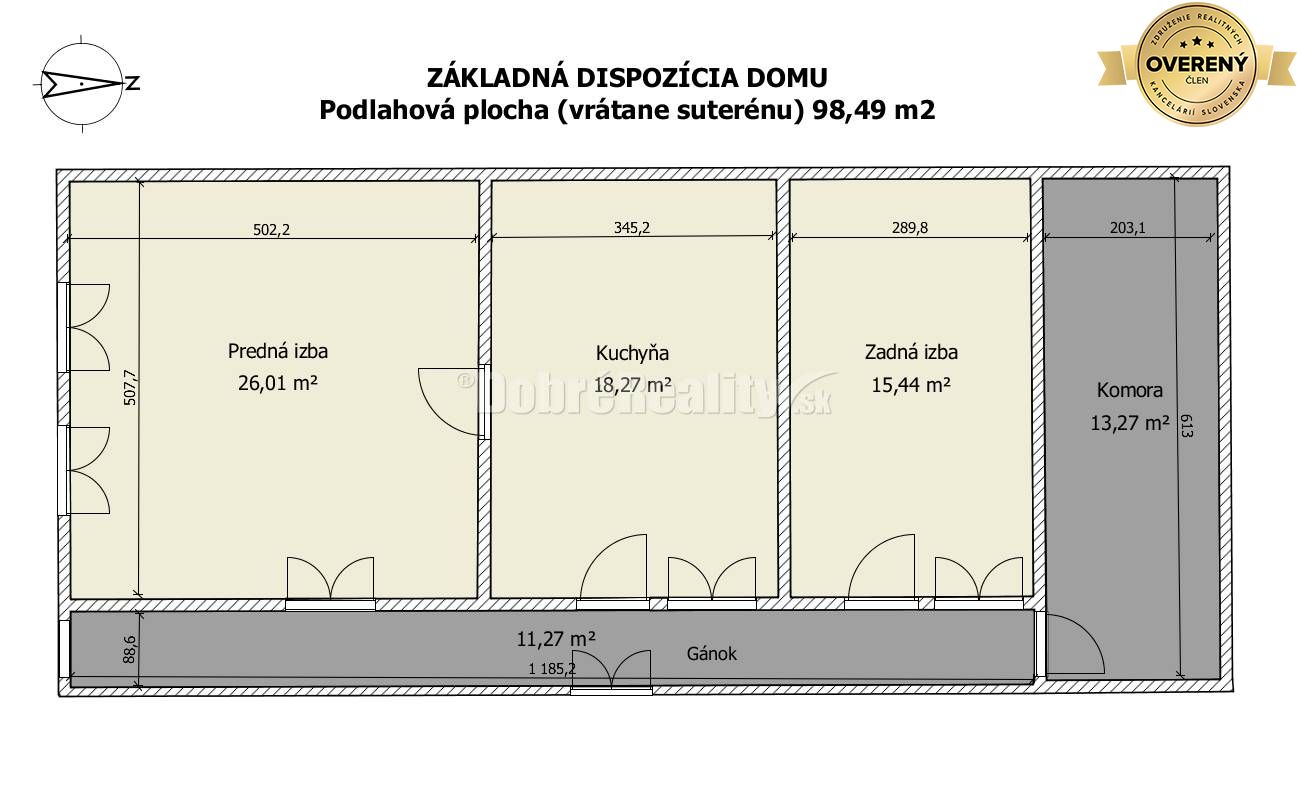 Gazdovstvo pod Strmým hrbom, 98 m2, Ratkovské Bystré