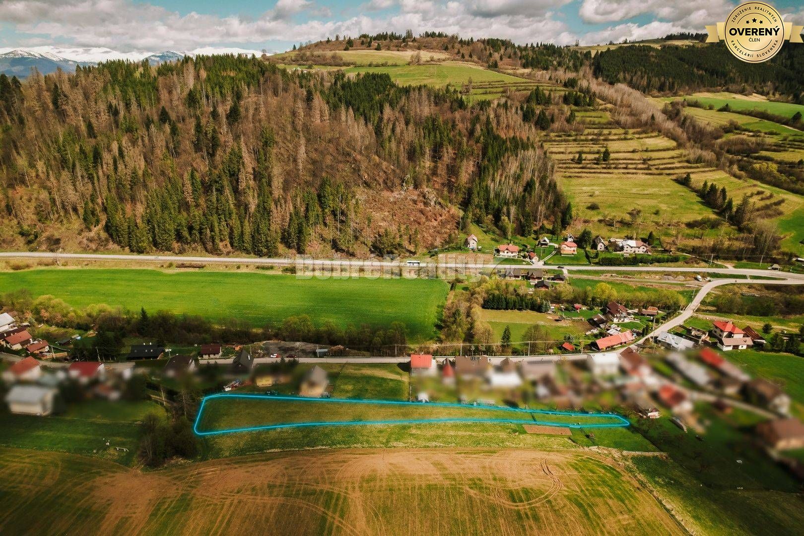 Rozľahlý pozemok pre rodinný dom, 2986 m2, Čierny Balog