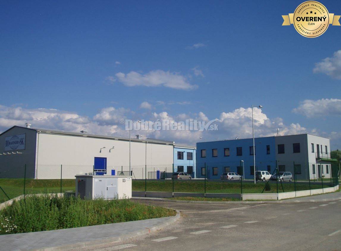 Ponúkame na predaj komerčnú nehnuteľnosť v priemyselnom parku Martin-S
