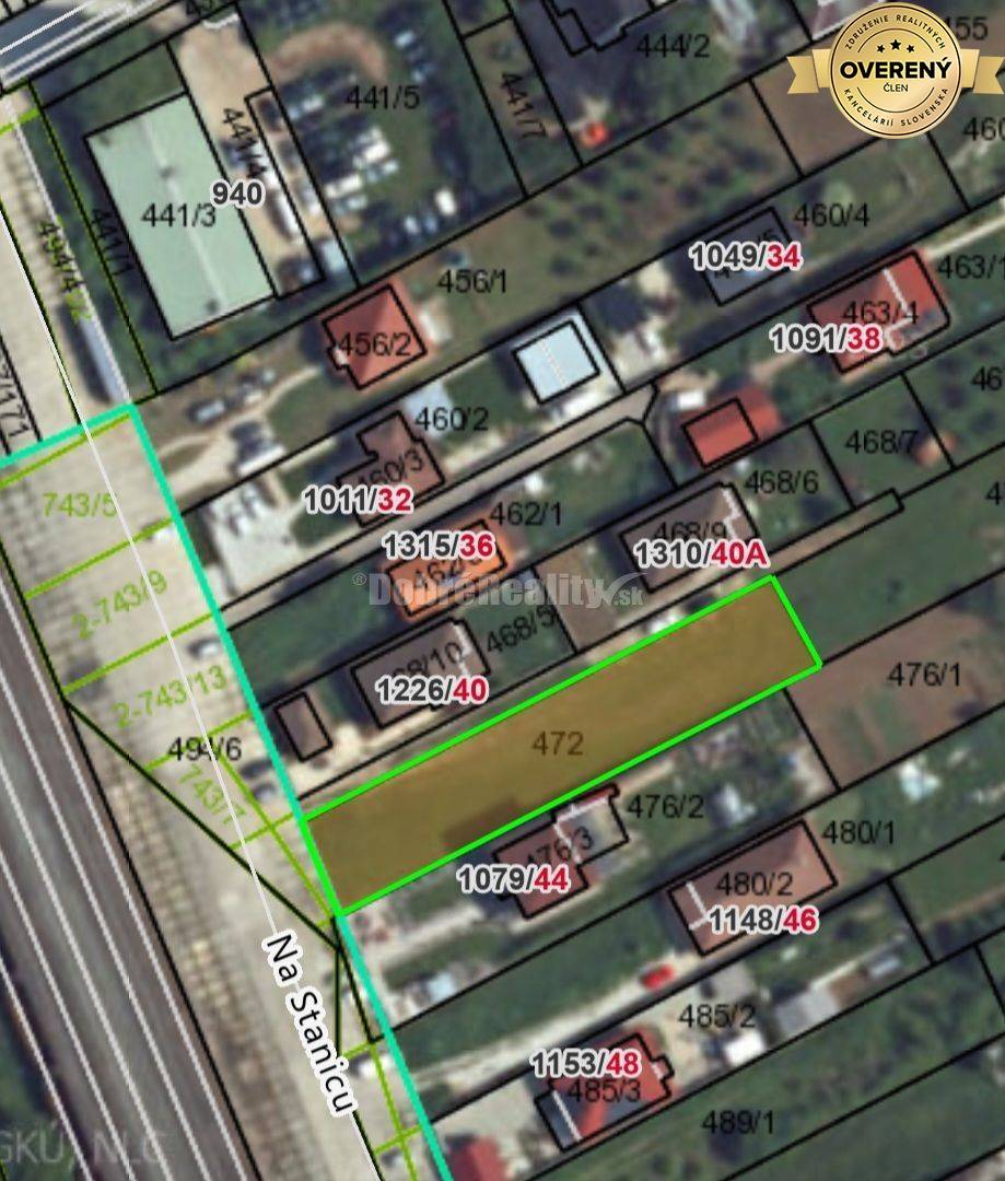 Stavebný pozemok na predaj – 1035 m², Ivanka pri Nitre | Vydané staveb