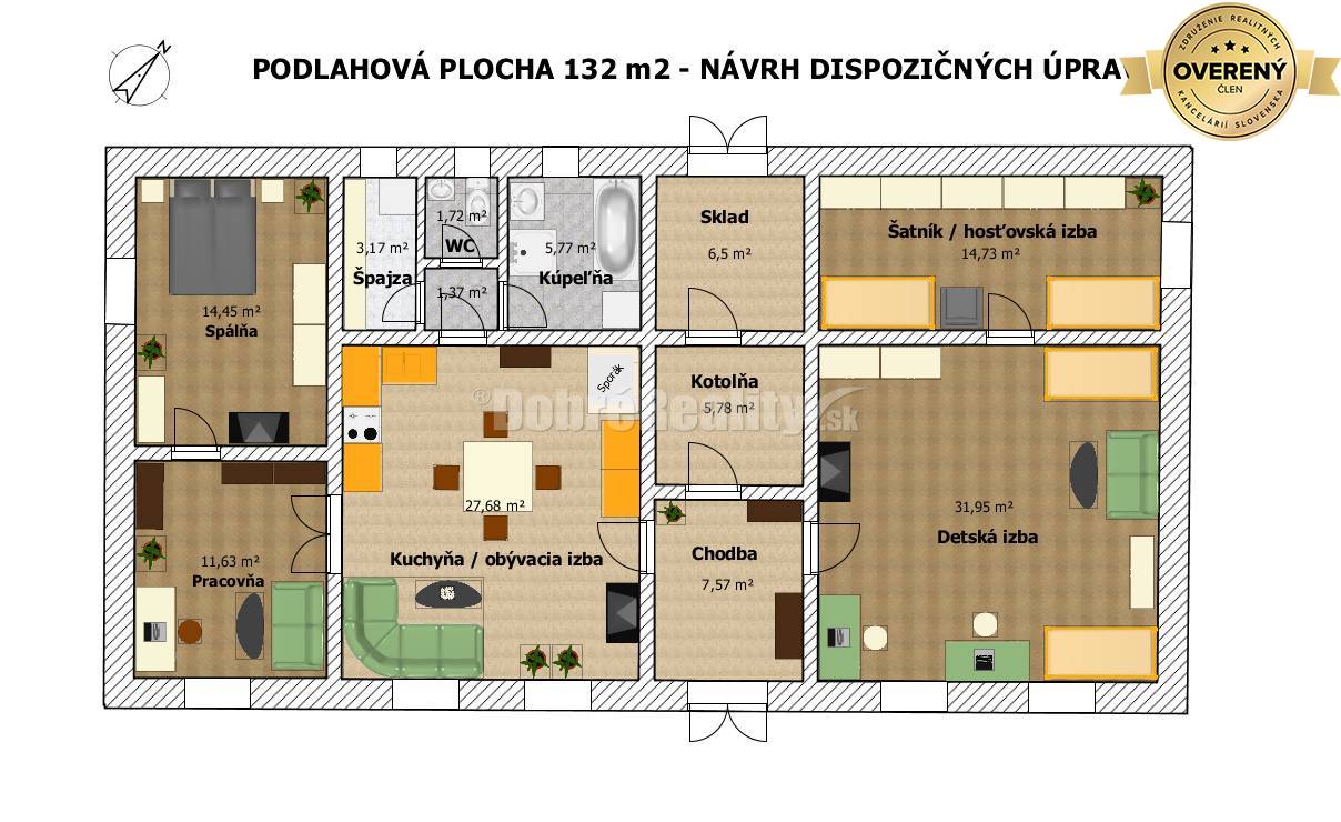 REZERVOVANÝ: Pôvodný starohorský dom pod lesom, 154 m2, Staré Hory - N