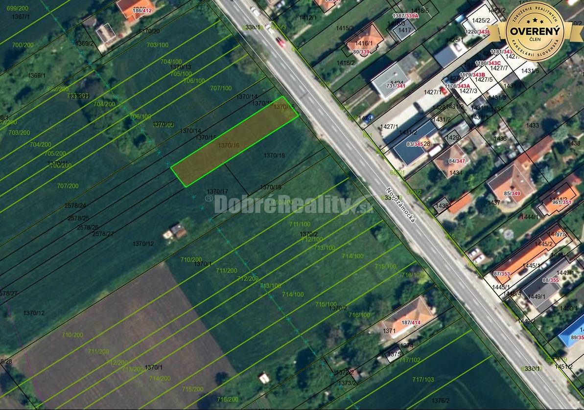 Stavebný pozemok na predaj – Ivanka pri Nitre (537 m²) | MHD, IS, rovi