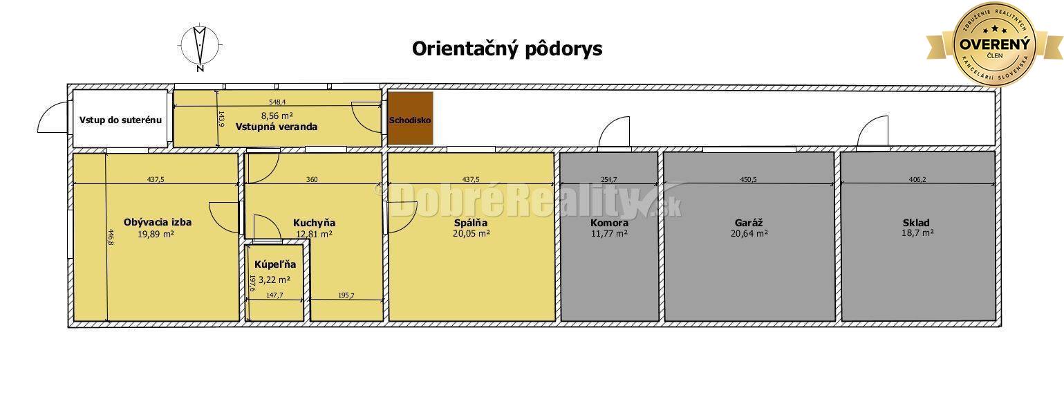 PREDAJ: Drevenica pri Ždiarskom potoku s príjemnou verandou, 135 m2, P