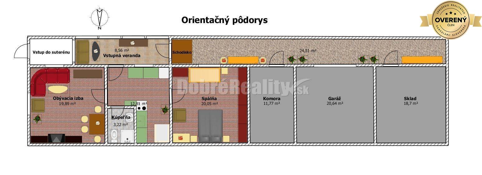 PREDAJ: Drevenica pri Ždiarskom potoku s príjemnou verandou, 135 m2, P