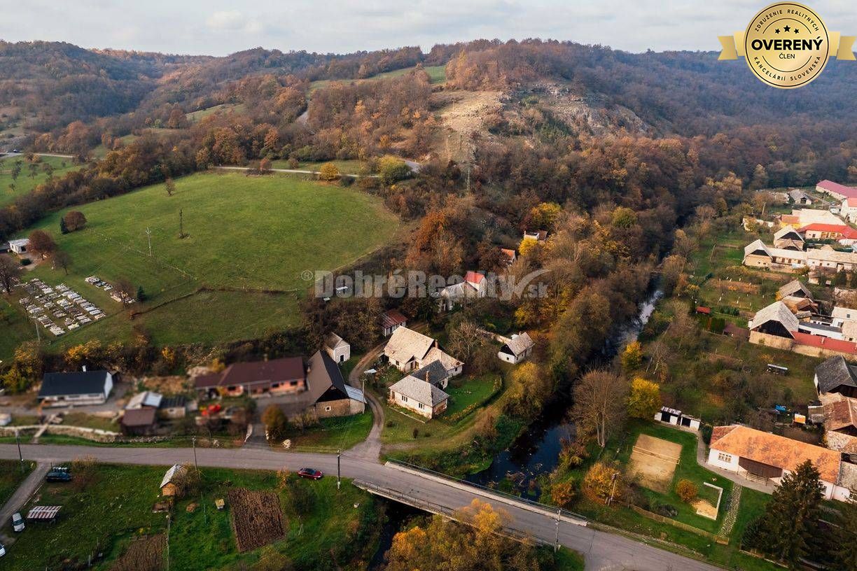 Rodinný dom so záhradou a historickým mlynom, 90 m2, Medovarce