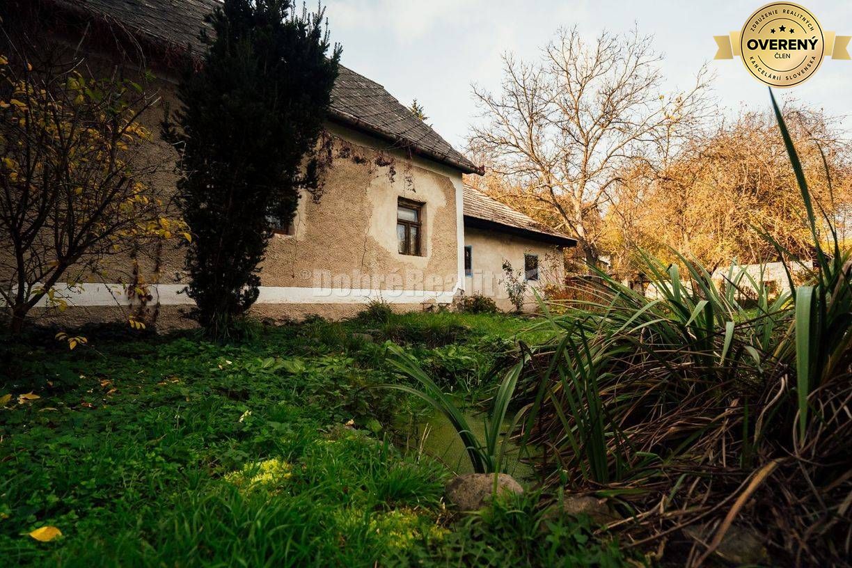 Rodinný dom so záhradou a historickým mlynom, 90 m2, Medovarce