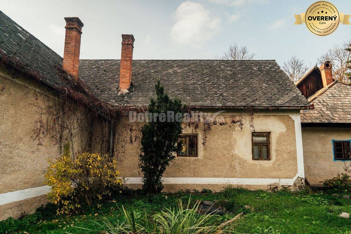 Rodinný dom so záhradou a historickým mlynom, 90 m2, Medovarce