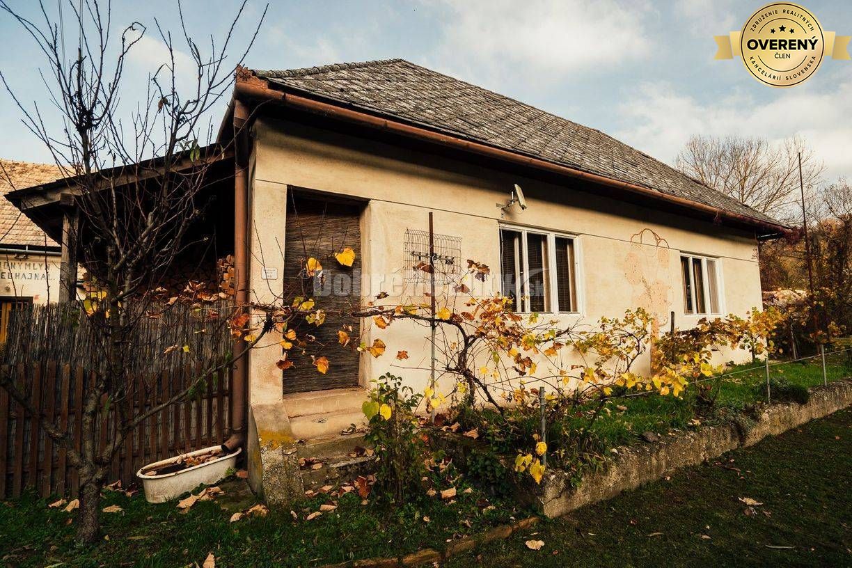 Rodinný dom so záhradou a historickým mlynom, 90 m2, Medovarce