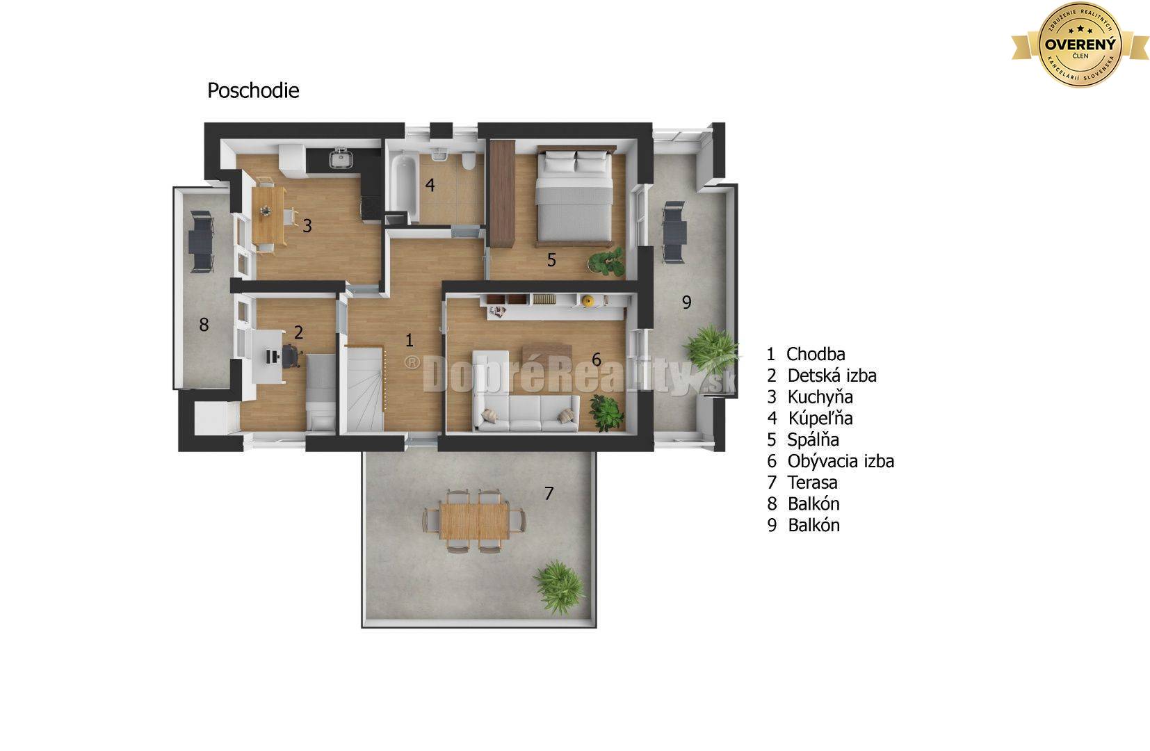 RD ZOBOR - EXKLUZÍVNA PONUKA! Pozemok 575m2