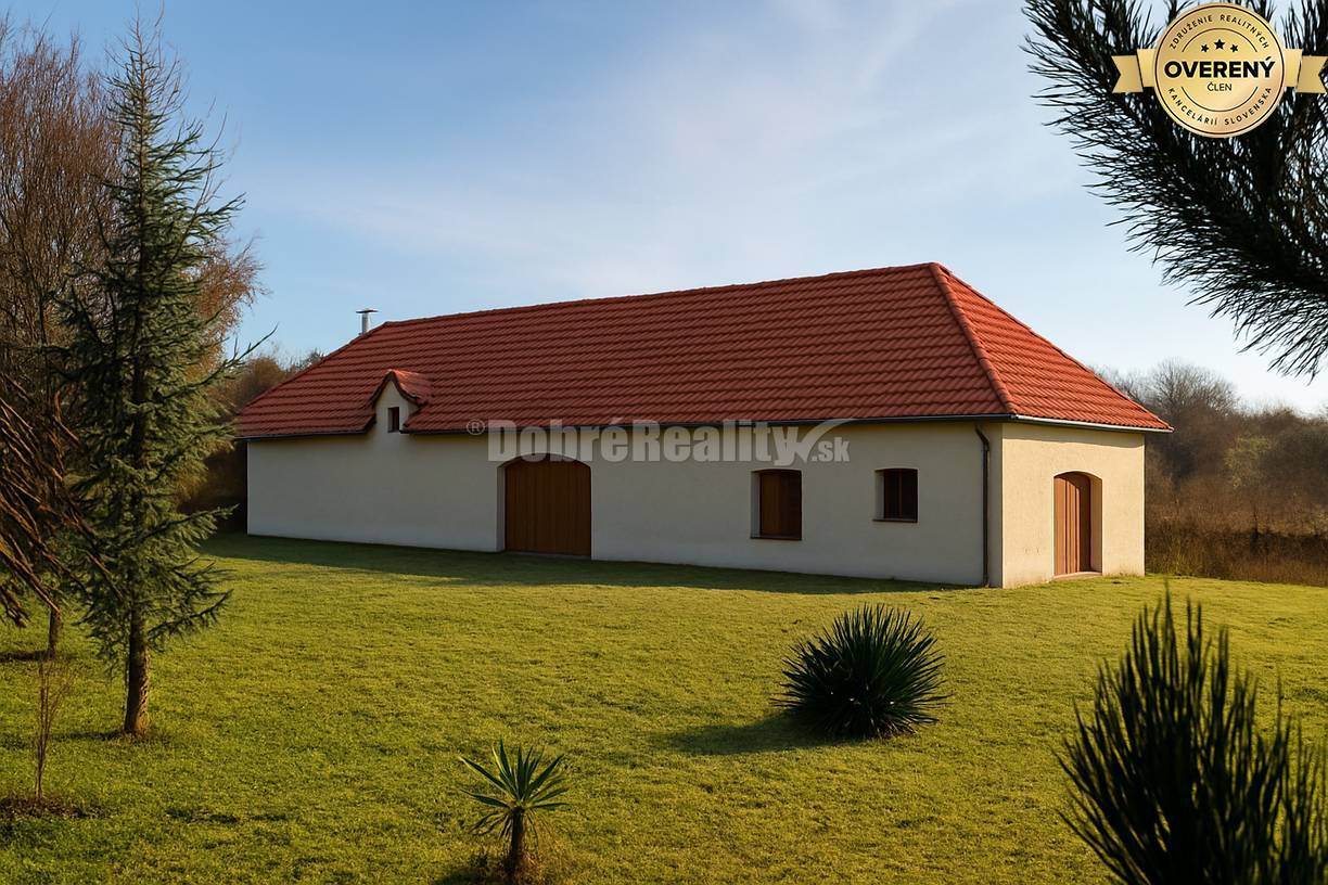 Dobré Reality ponúkajú Gazdovstvo na samote – unikátny vidiecky majeto