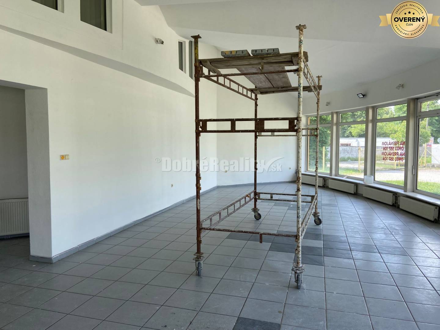 DOBRÉ REALITY ponúkajú na prenájom pekné komerčné priestory na obchod