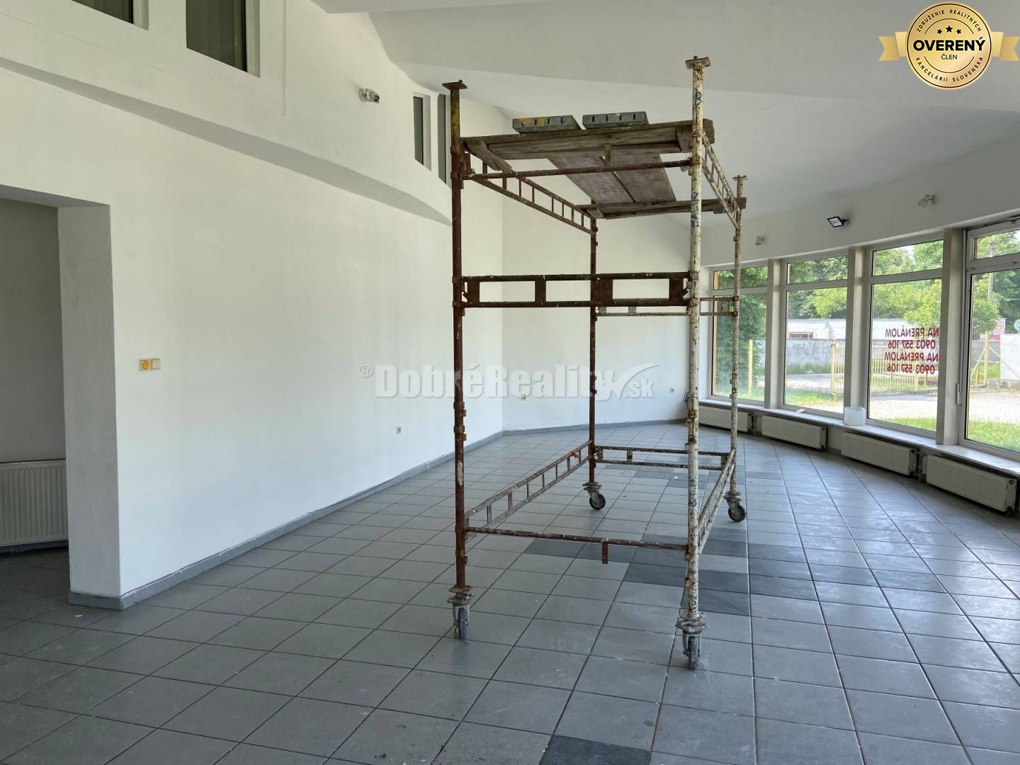 DOBRÉ REALITY ponúkajú na prenájom pekné komerčné priestory na obchod