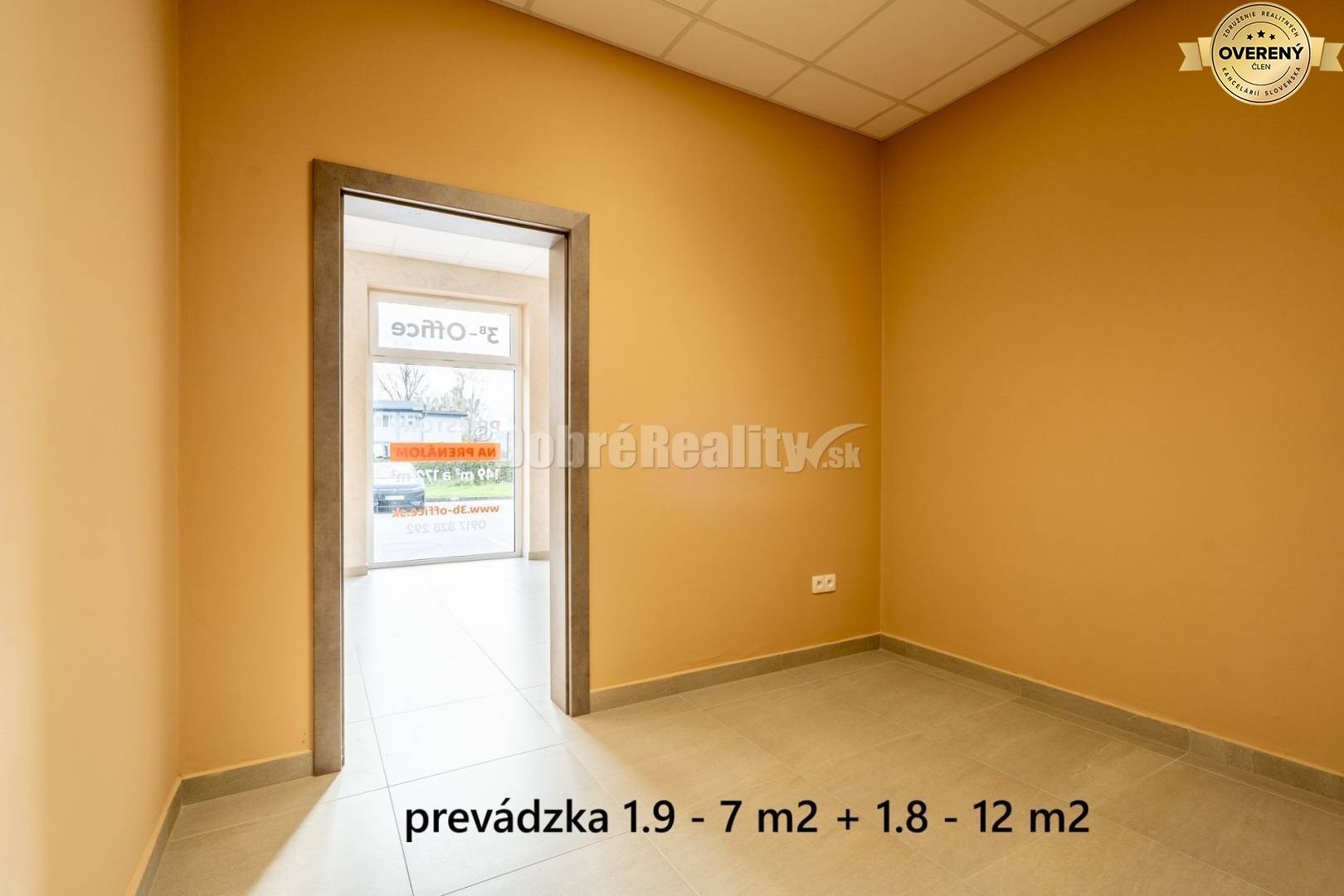 PRENÁJOM: Jednotlivé beauty priestory - 3B Office, Zvolenská cesta, Ba