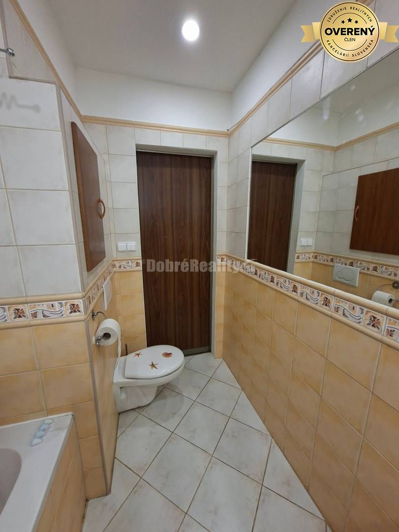 DOBRÉ REALIY -Na prenájom kompl. zariadený 2-i byt prerobený na 3-i ,