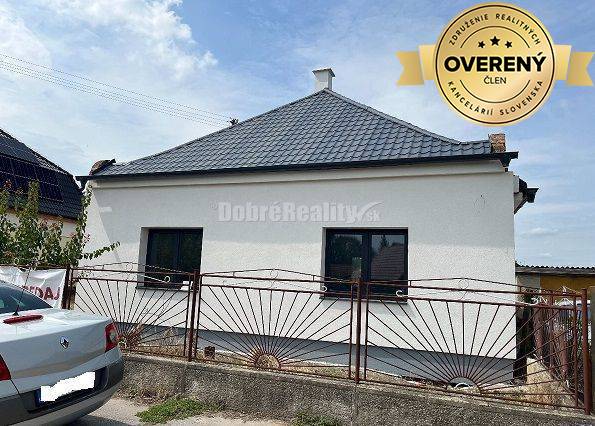 RK Dobré reality predáva 3-izbový rodinný dom v Zemianskej Oľči
