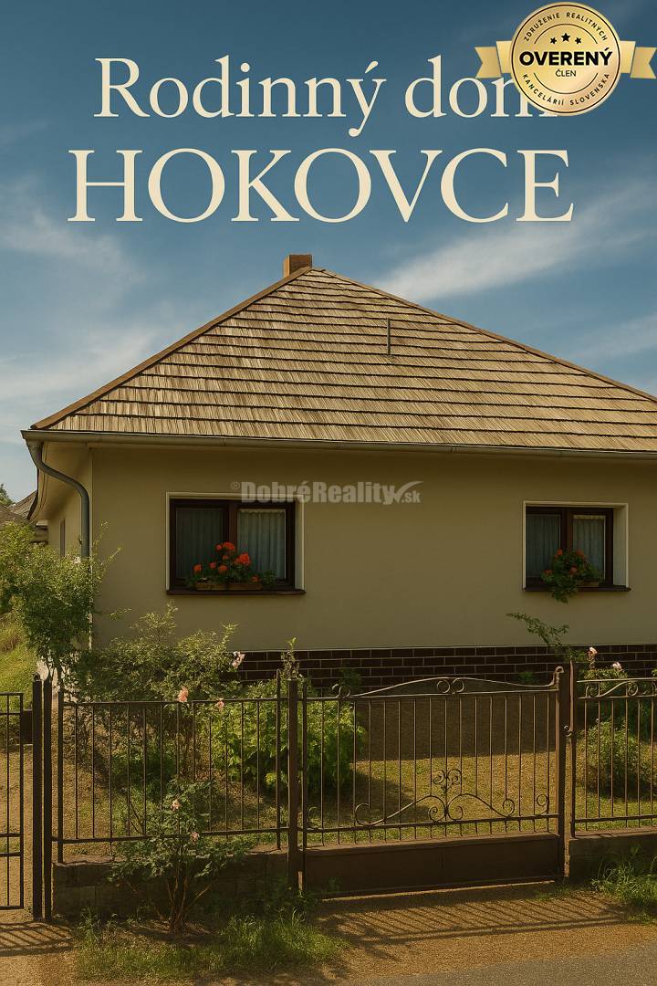 Dobré Reality ponúkajú priestranný rodinný dom s altánkom a s garážou